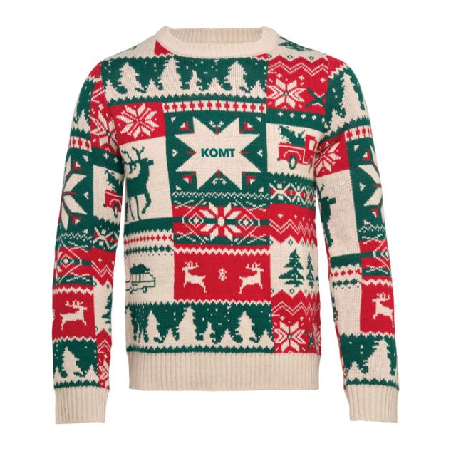 Christmas knitted sweater S-M