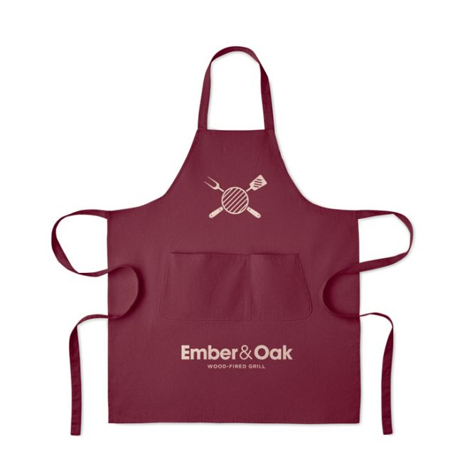 Organic cotton apron 240 gr/m²