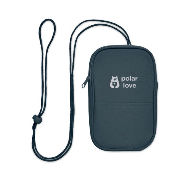 RPET cross body travel pouch
