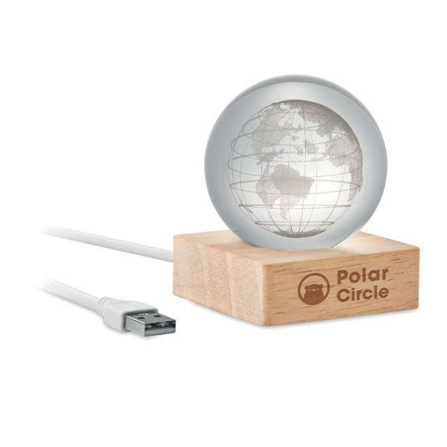 LED globe glass ball