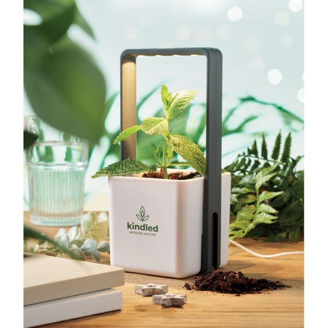 Indoor garden with LED light