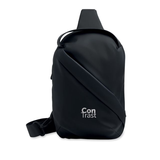 Cross chest bag in soft PU