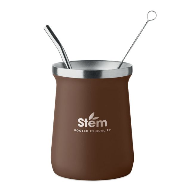 Yerba mate tea cup