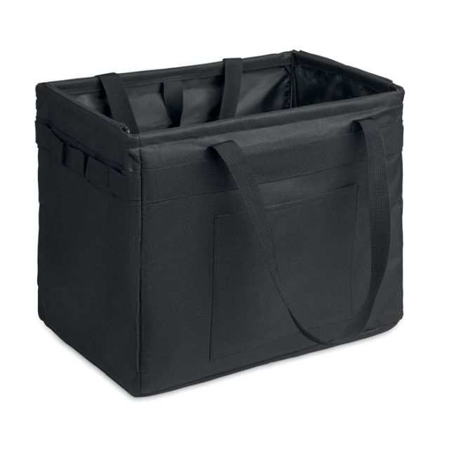 Foldable RPET organizer bag