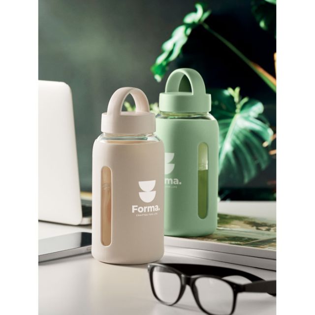 High borosilicate glass bottle