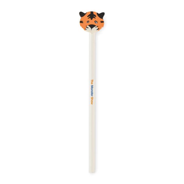 Wooden pencil in animal shape