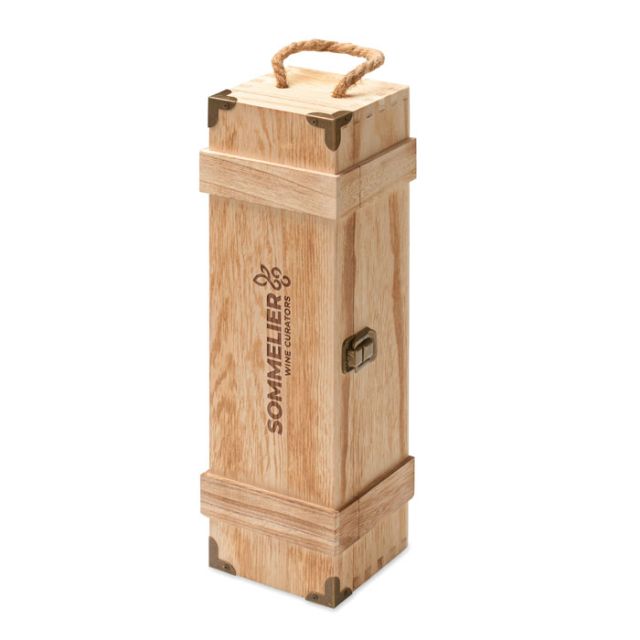 Paulownia wood wine gift box