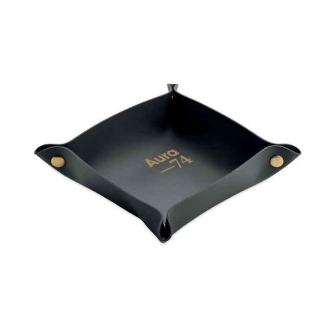 Foldable PU key tray