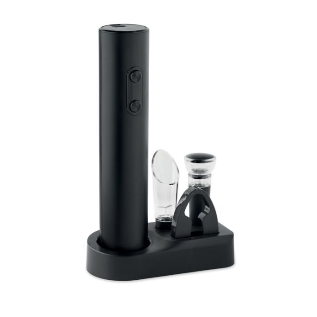 Electric wine opener set