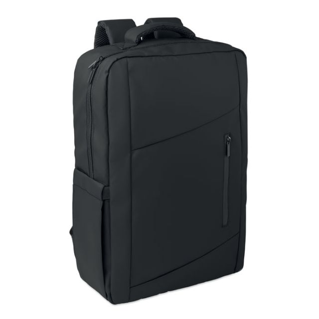 15" PU RPET laptop backpack
