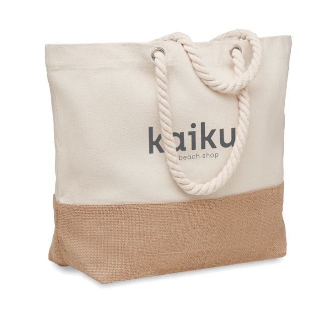 Canvas beach bag 280 gr/m²