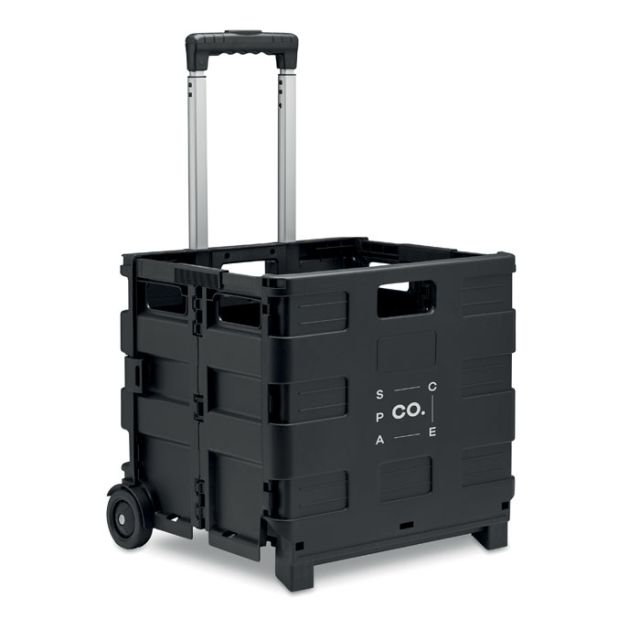 Foldable shopping trolley
