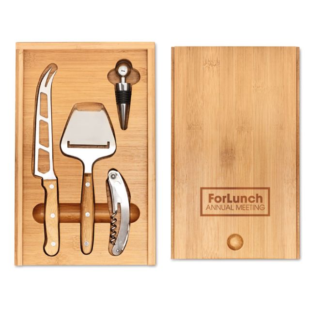 Cheese and wine set