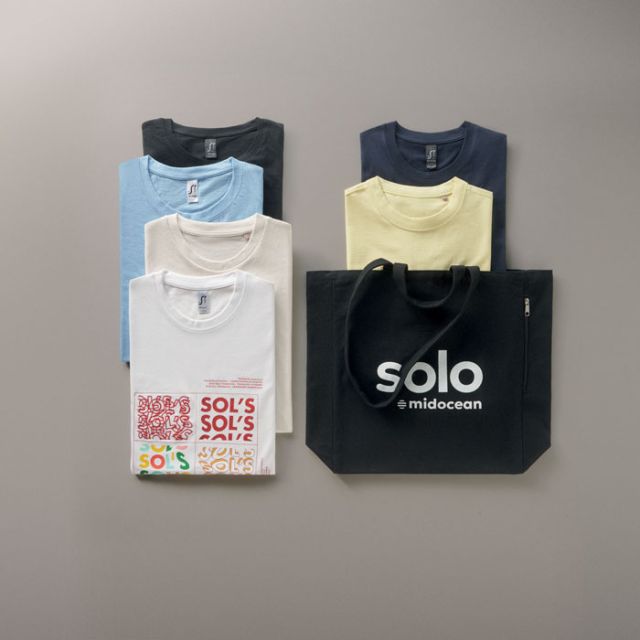 The SOL'S T-shirt sample kit.