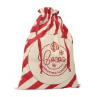 Large Santa cotton bag