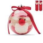 Santa socks in bauble ornament
