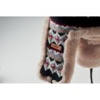 Knitted beanie with ear flap