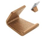 Walnut wood phone stand