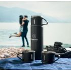 Double wall bottle and cup set