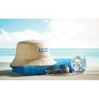 Paper straw bucket hat