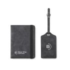 Passport and luggage tag set