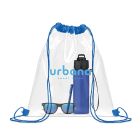 Transparent drawstring bag