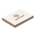 Grass/seed paper memo pad