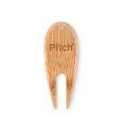 Bamboo golf divot tool
