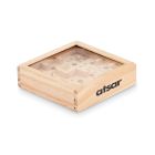 Pine wooden labyrinth game