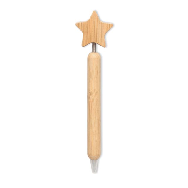 Bamboo star ball pen