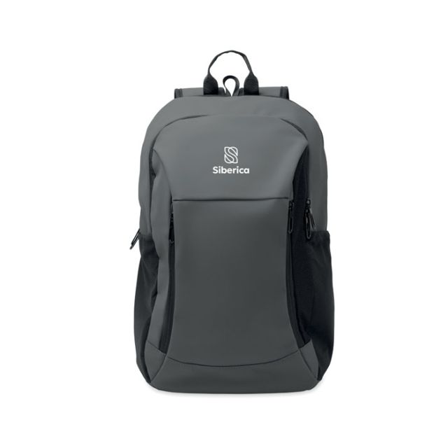 15" soft PU laptop backpack