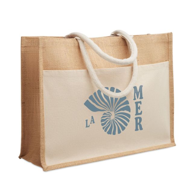 Jute shopping bag