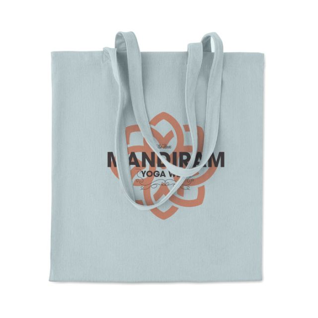 Corduroy shopping bag