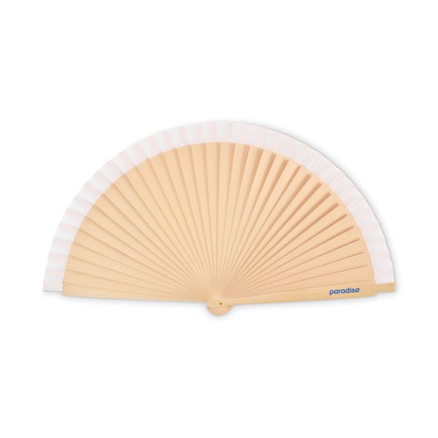 Wooden hand fan