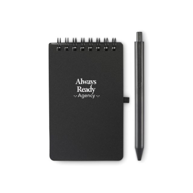 Water repellent notepad