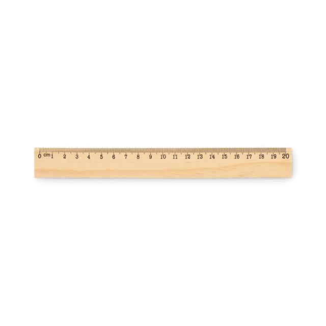 Wooden ruler 20cm