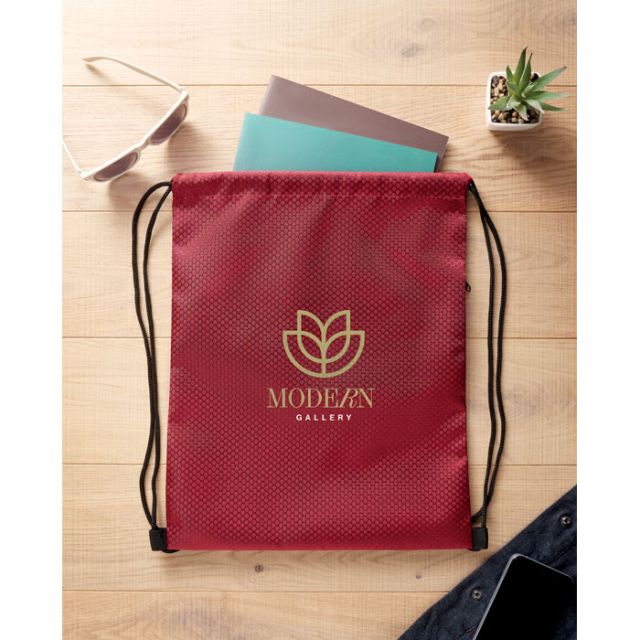 Drawstring bag in 420D RPET