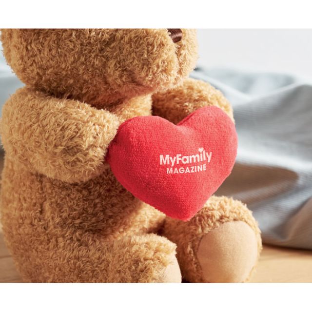 Teddy bear with heart 23cm