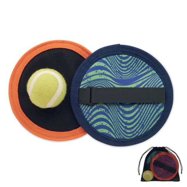 Neoprene ball catch game