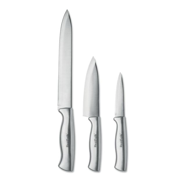 Stainless steel knife set 3pcs