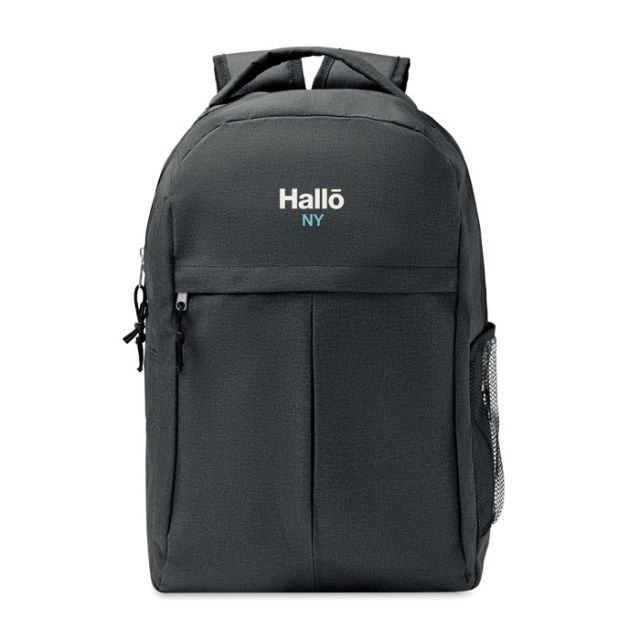600D RPET 2 tone backpack