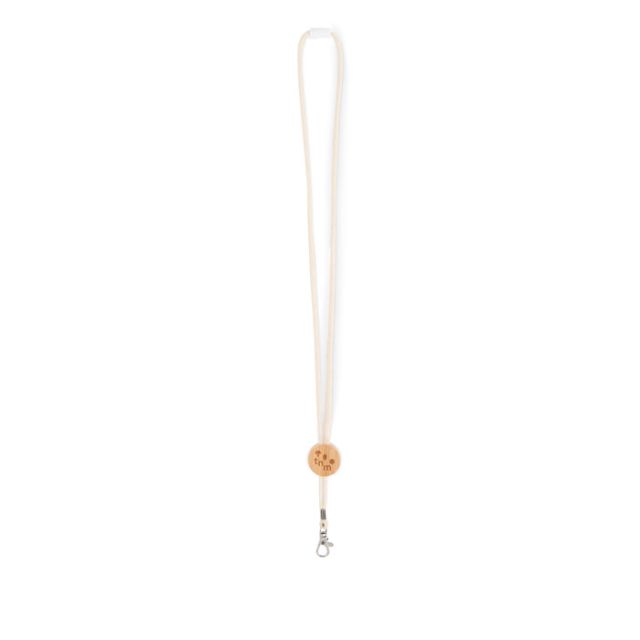 Cotton Lanyard with metal hook