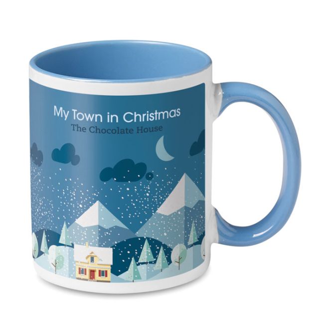 Coloured sublimation mug